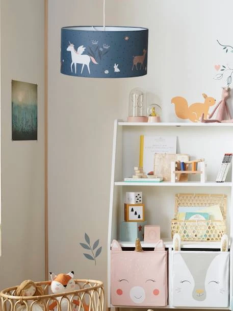 Abat-jour Pour Suspension FORÊT ENCHANTEE Bleu - Vertbaudet 4 Abat-jour Pour Suspension FORÊT ENCHANTEE Bleu - Vertbaudet – Image 2