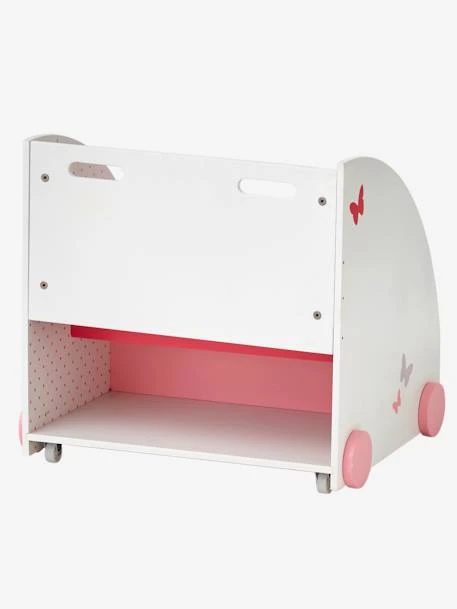 Bibliothèque à Roulettes ENVOLEE Blanc - Vertbaudet 5 Bibliothèque à Roulettes ENVOLEE Blanc - Vertbaudet – Image 3