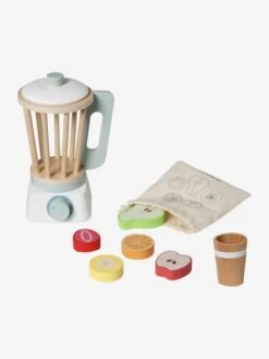 Blender + Tranches De Fruits En Bois FSC® Multicolore - Vertbaudet -Vertbaudet blender tranches de fruits en bois fsc 4
