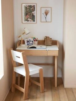 Bureau Enfant Vintage Blanc - Vertbaudet -Vertbaudet bureau enfant vintage 3