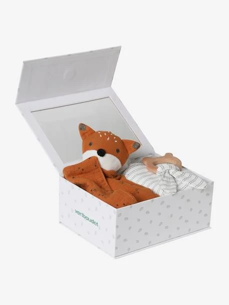 Coffret Cadeau 3 Pièces : Lange + Doudou + Hochet Rose - Vertbaudet 5 Coffret Cadeau 3 Pièces : Lange + Doudou + Hochet Rose - Vertbaudet – Image 3