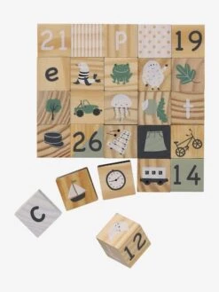 Cubes Alphabet En Bois FSC® Multicolore - Vertbaudet -Vertbaudet cubes alphabet en bois fsc 2