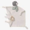 Doudou Carré En Coton Bio* Et Polyester + Hochet Rond LOVELY NATURE Blanc Moyen Uni Avec Decor - Vertbaudet 1 Doudou Carré En Coton Bio* Et Polyester + Hochet Rond LOVELY NATURE Blanc Moyen Uni Avec Decor - Vertbaudet -Vertbaudet doudou carre en coton bio et polyester hochet rond lovely nature