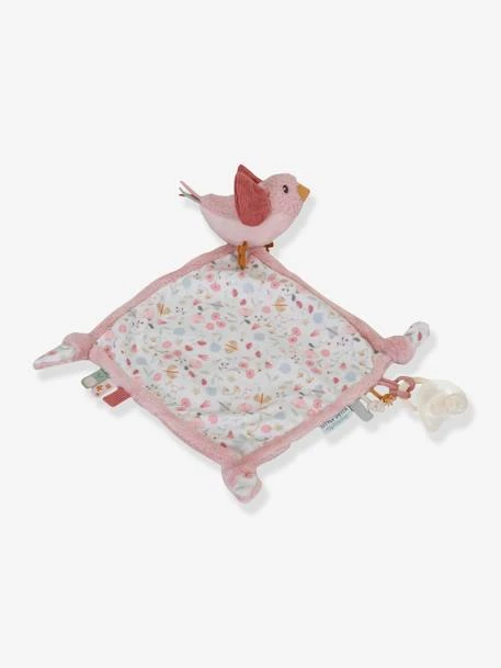 Doudou Carré Oiseau - Flowers & Butterflies - LITTLE DUTCH Rose Pâle - Little Dutch 4 Doudou Carré Oiseau - Flowers & Butterflies - LITTLE DUTCH Rose Pâle - Little Dutch – Image 2