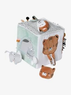 Grand Cube D'activités En Tissu TANZANIE Multicolore - Vertbaudet