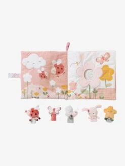 Grand Livre D'éveil Et Marionnettes à Doigts En Velours PAYS ROSE Multicolore - Vertbaudet 10 Grand Livre D'éveil Et Marionnettes à Doigts En Velours PAYS ROSE Multicolore - Vertbaudet -Vertbaudet grand livre deveil et marionnettes a doigts en velours pays rose 2