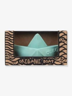 Jouet De Bain Bateau Origami - OLI & CAROL Menthe - Oli Et Carol -Vertbaudet jouet de bain bateau origami oli carol 4
