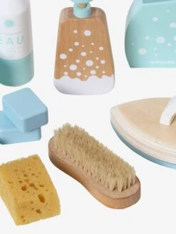 Kit Produits Ménagers En Bois FSC® Blanc - Vertbaudet -Vertbaudet kit produits menagers en bois fsc 4