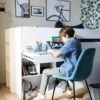 Lit Mi Hauteur Avec Bureau Coulissable Combiné CAMELEO Blanc Mate - Vertbaudet 1 Lit Mi Hauteur Avec Bureau Coulissable Combiné CAMELEO Blanc Mate - Vertbaudet -Vertbaudet lit mi hauteur avec bureau coulissable combine cameleo
