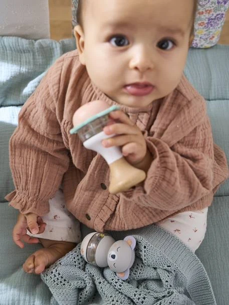 Lot De 2 Hochets En Bois FSC® Vert - Vertbaudet 3 Lot De 2 Hochets En Bois FSC® Vert - Vertbaudet