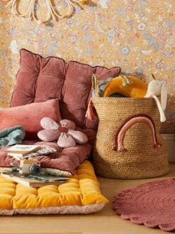 Matelas De Sol Bi-matière GRENIER Rose - Vertbaudet -Vertbaudet matelas de sol bi matiere grenier 4