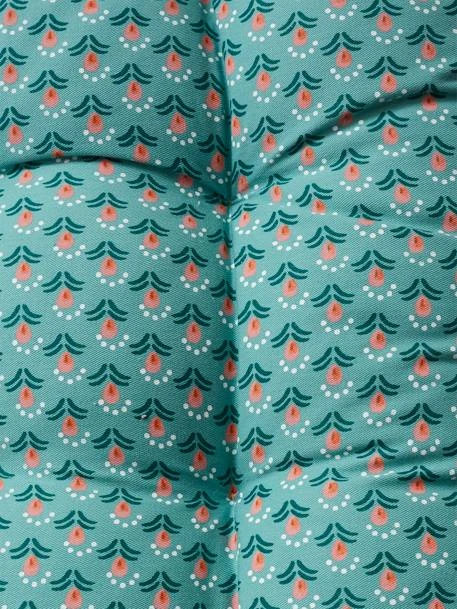 Matelas De Sol Velours Eden India Vert / Rose - Vertbaudet 5 Matelas De Sol Velours Eden India Vert / Rose - Vertbaudet – Image 3