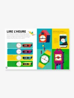 Mon Livre Animé Pour Lire L'heure - TOURBILLON Blanc - Hachette -Vertbaudet mon livre anime pour lire lheure tourbillon 2
