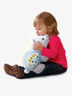 Ourson Dodo Nuit étoilée VTECH Blanc - Toutes Les Marques -Vertbaudet ourson dodo nuit etoilee vtech 3