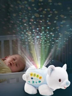 Ourson Dodo Nuit étoilée VTECH Blanc - Toutes Les Marques -Vertbaudet ourson dodo nuit etoilee vtech 4