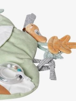 Panneau D'activités Musical En Tissu TANZANIE Blanc - Vertbaudet -Vertbaudet panneau dactivites musical en tissu tanzanie 2