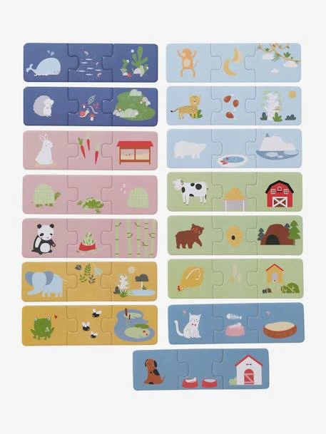 Puzzle D'association Trio - Les Animaux Multicolore - Vertbaudet 3 Puzzle D'association Trio - Les Animaux Multicolore - Vertbaudet