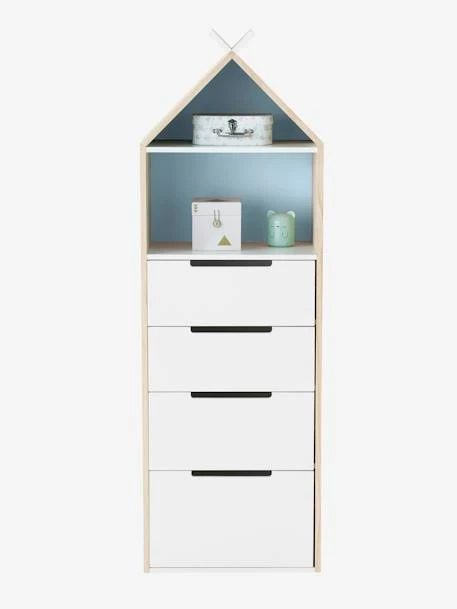 Semainier Fond Réversible Bleu Ou Rose LIGNE TIPILI Bleu Clair - Vertbaudet 5 Semainier Fond Réversible Bleu Ou Rose LIGNE TIPILI Bleu Clair - Vertbaudet – Image 3