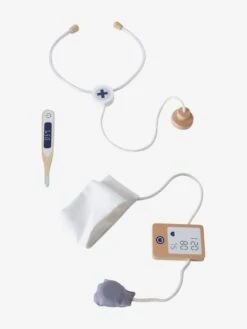 Set Docteur Pour Poupon En Bois FSC® Blanc - Vertbaudet -Vertbaudet set docteur pour poupon en bois fsc 3